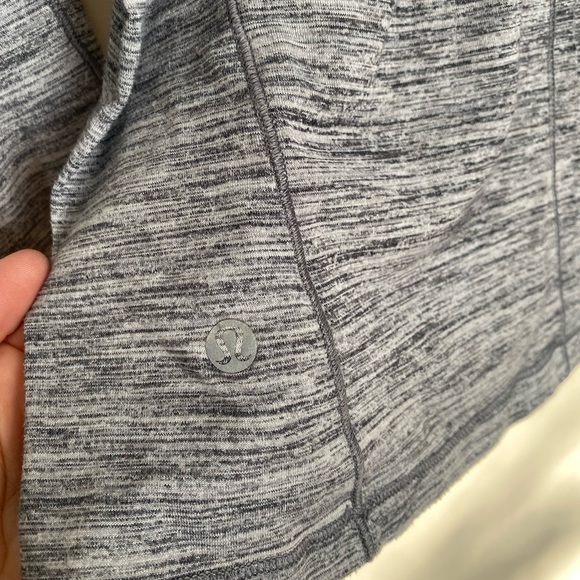 Lululemon Sweat Embrace Long Sleeve - Space Dye Camo Seal Grey Deep Coal - Picture 9 of 12
